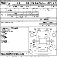 Nissan MARCH лот № 74031 оценка 3.5  с аукциона в Японии 2