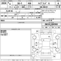 Toyota COROLLA лот № 2034 оценка 4  с аукциона в Японии 2