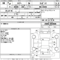 Toyota HARRIER лот № 88 оценка 3.5  с аукциона в Японии 2