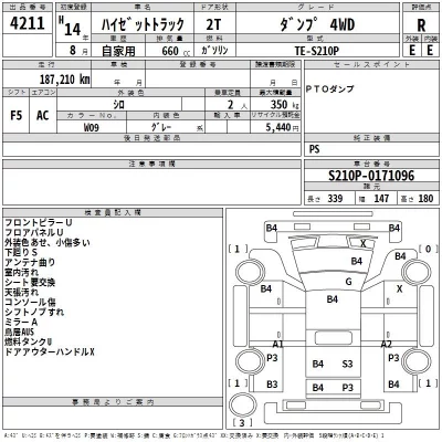 Daihatsu HIJET TRUCK  с аукциона в Японии