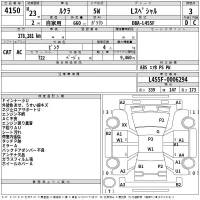 Subaru LUCRA лот № 4150 оценка 3  с аукциона в Японии 2