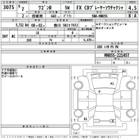 Suzuki WAGON R лот № 3075 оценка 4.5  с аукциона в Японии 2