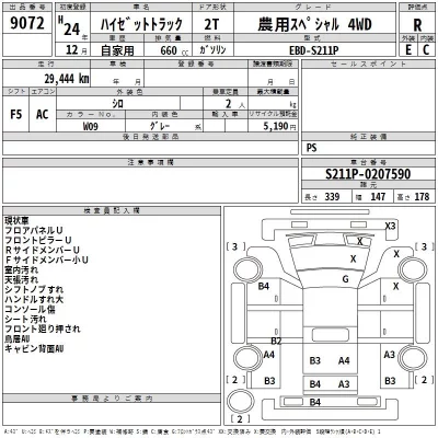 Daihatsu HIJET TRUCK  с аукциона в Японии