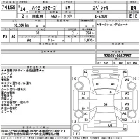 Daihatsu HIJET VAN лот № 74155 оценка RA  с аукциона в Японии 2