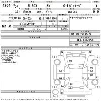 Honda N BOX лот № 4304 оценка 3  с аукциона в Японии 2