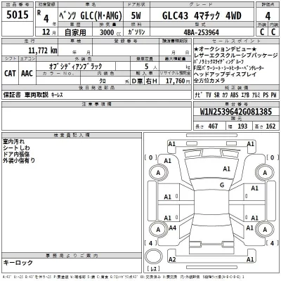 Mercedes-Benz AMG  с аукциона в Японии