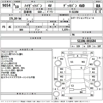Daihatsu HIJET VAN  с аукциона в Японии