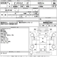Toyota DYNA лот № 63538 оценка RA  с аукциона в Японии 2