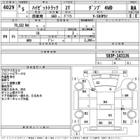 Daihatsu HIJET TRUCK лот № 4029 оценка RA  с аукциона в Японии 2