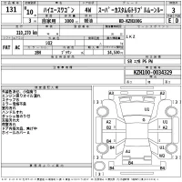 Toyota HIACE лот № 131 оценка 3  с аукциона в Японии 2