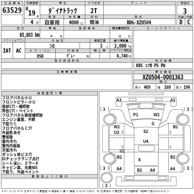 Toyota DYNA  с аукциона в Японии