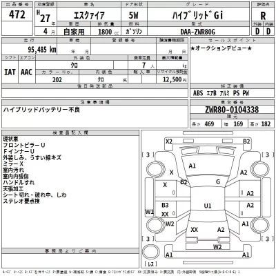 Toyota ESQUIRE  с аукциона в Японии