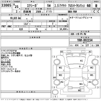 Subaru EXIGA лот № 33005 оценка R  с аукциона в Японии 2
