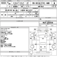 Mitsubishi MINICAB TRUCK лот № 4333 оценка R  с аукциона в Японии 2