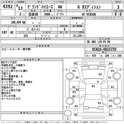 Toyota HIACE  с аукциона в Японии