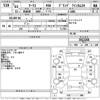 Toyota MARK II лот № 518 оценка RA  с аукциона в Японии 2