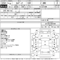 Toyota CALDINA лот № 3291 оценка 2  с аукциона в Японии 11