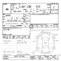 Mitsubishi MINICA лот № 50 оценка R  с аукциона в Японии 3