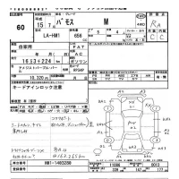 Honda VAMOS лот № 60 оценка RA  с аукциона в Японии 3