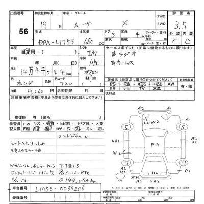 Daihatsu MOVE  с аукциона в Японии