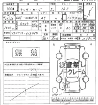 Mitsubishi LANCER VAN лот № 9004 оценка   с аукциона в Японии 7