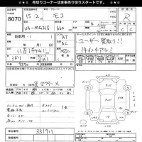Nissan MOCO лот № 8070 оценка R  с аукциона в Японии 11