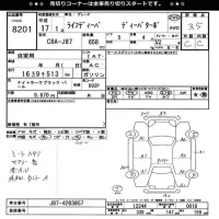 Honda LIFE лот № 8201 оценка 3.5  с аукциона в Японии 3