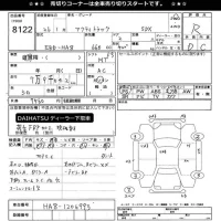 Honda ACTY TRUCK лот № 8122 оценка R  с аукциона в Японии 11