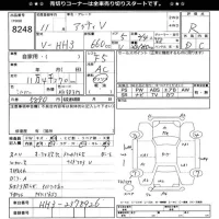 Honda ACTY VAN лот № 8248 оценка R  с аукциона в Японии 11