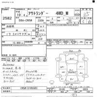 Mitsubishi OUTLANDER лот № 2582 оценка 3.5  с аукциона в Японии 3