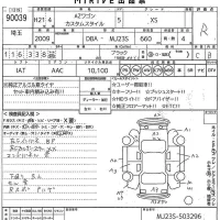 Mazda AZ WAGON лот № 90039 оценка R  с аукциона в Японии 10