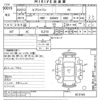 Suzuki EVERY лот № 90019 оценка 3.5  с аукциона в Японии 10
