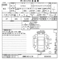 Subaru CHIFFON лот № 85066 оценка 4  с аукциона в Японии 10