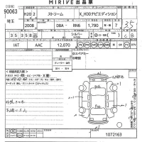 Honda STREAM лот № 90063 оценка 3.5  с аукциона в Японии 11