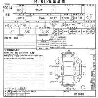 Nissan SERENA лот № 60014 оценка 3.5  с аукциона в Японии 11