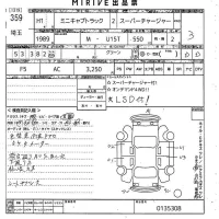 Mitsubishi MINICAB TRUCK лот № 359 оценка 3  с аукциона в Японии 9