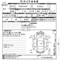 Daihatsu TERIOS KID лот № 90156 оценка 3.5  с аукциона в Японии 10