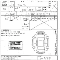 Nissan SYLPHY лот № 80106 оценка X  с аукциона в Японии 10