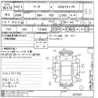 Nissan FUGA лот № 90174 оценка 3.5  с аукциона в Японии 10