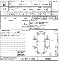Mazda FLAIR WAGON лот № 419 оценка 5  с аукциона в Японии 10