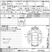 Toyota PASSO SETTE лот № 20200 оценка 3.5  с аукциона в Японии 11