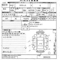 Toyota RACTIS лот № 90219 оценка 3.5  с аукциона в Японии 10