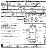 Honda N ONE лот № 90220 оценка R  с аукциона в Японии 10