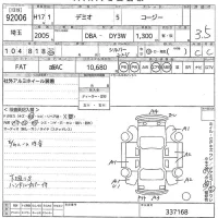 Mazda DEMIO лот № 92006 оценка 3.5  с аукциона в Японии 10