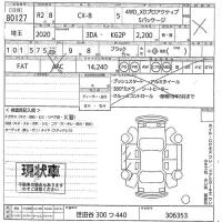Mazda CX-8 лот № 80127 оценка X  с аукциона в Японии 10