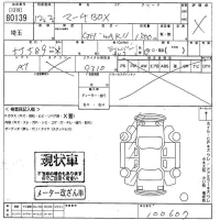 Nissan MARCH лот № 80139 оценка X  с аукциона в Японии 10