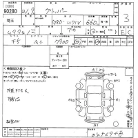 Nissan CLIPPER VAN лот № 90280 оценка 3  с аукциона в Японии 10