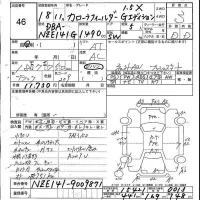 Toyota COROLLA FIELDER лот № 46 оценка 3  с аукциона в Японии 5