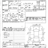 Nissan DAYZ лот № 6177 оценка 4  с аукциона в Японии 5