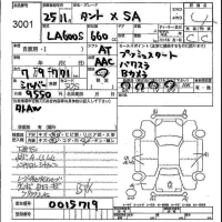 Daihatsu TANTO лот № 3001 оценка 4  с аукциона в Японии 5